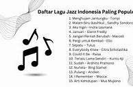 Lagu Jazz Indonesia Terpopuler